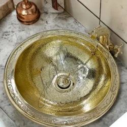 Brass sink Morocco ArtizanaMarket
