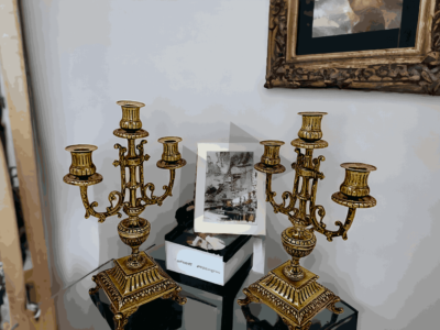 brass candlesticks