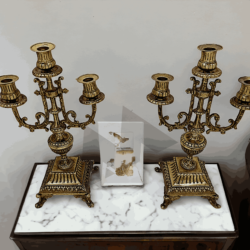 brass candlesticks
