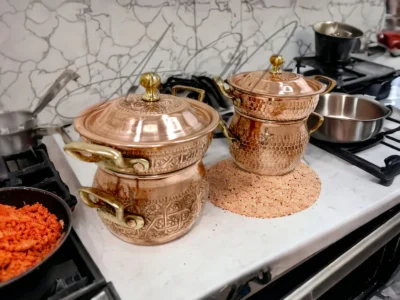 Handmade Copper Couscous