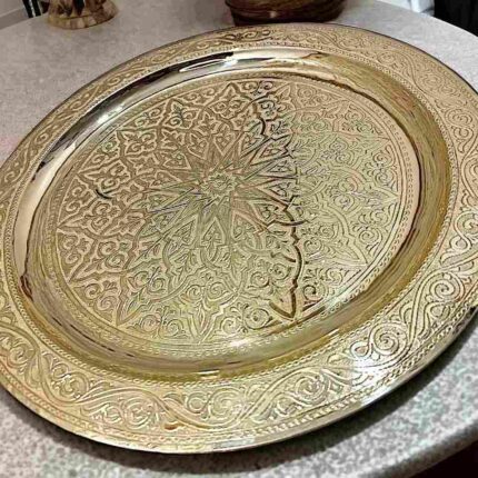 Brass Round Tray