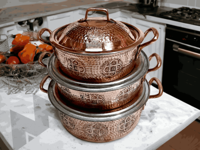 copper cooking pot