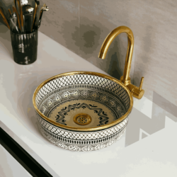 Moroccan ceramic sinks