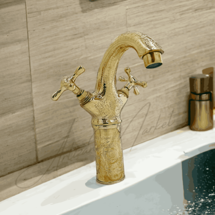 brass kitchen faucet