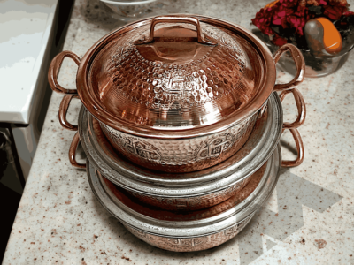 copper cooking pot