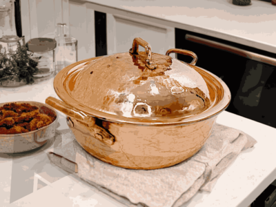 the copper pot