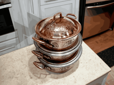 copper cooking pot