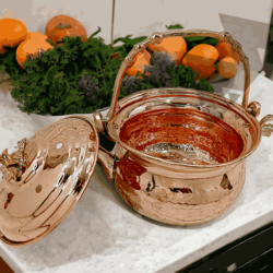 copper cooking pot