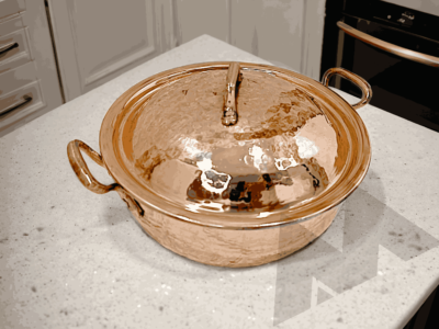 the copper pot