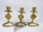 vintage brass candlesticks