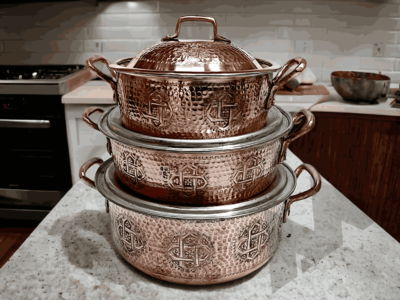 copper cooking pot