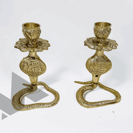 vintage brass candlesticks