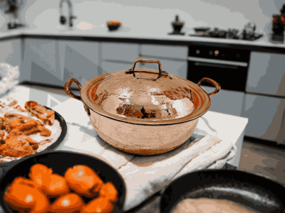 the copper pot