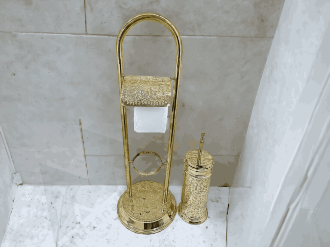 brass toilet paper holder
