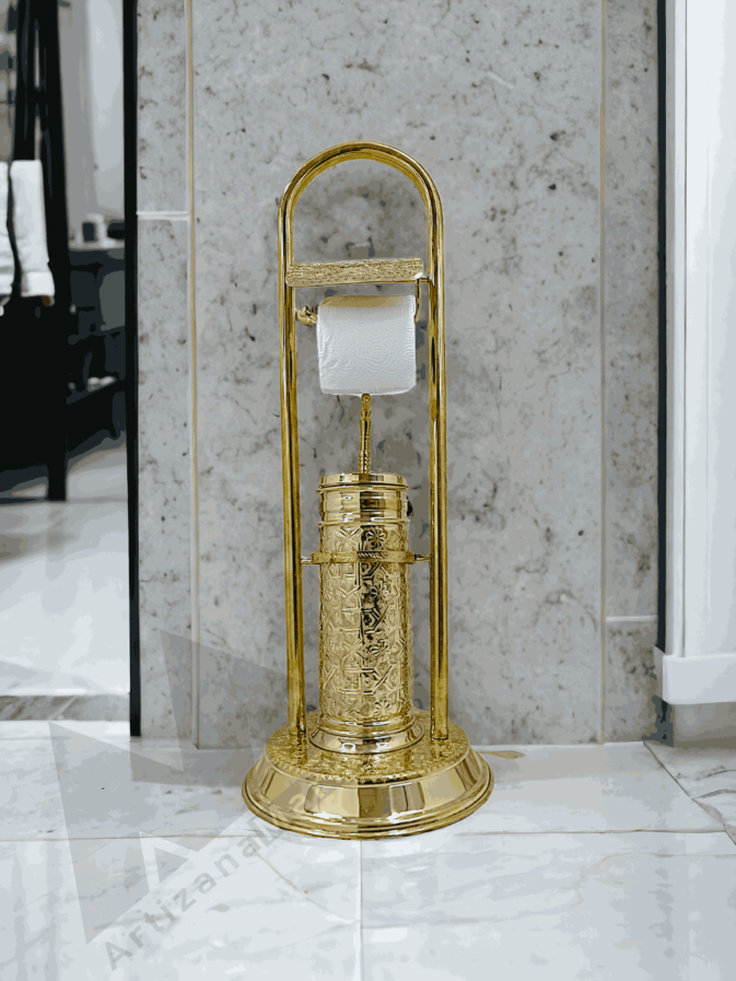 brass toilet paper holder