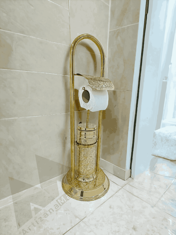 brass toilet paper holder