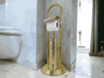 brass toilet paper holder