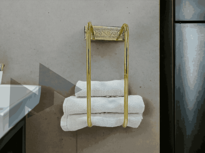 bathroom towel holder