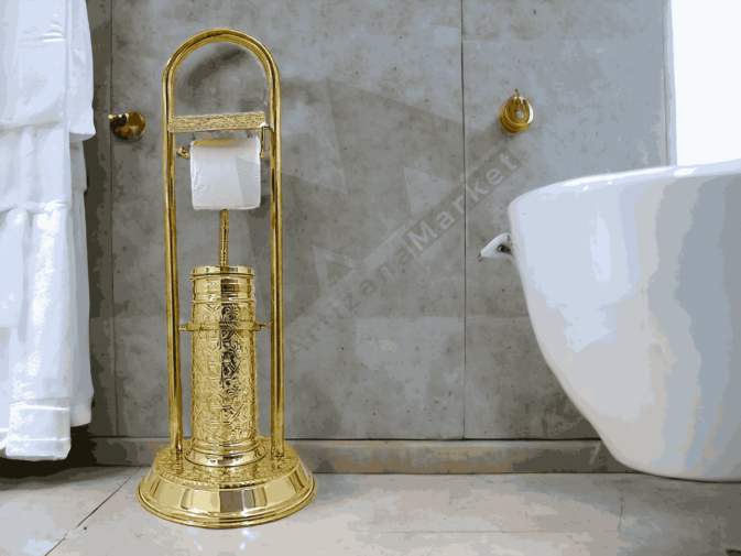 brass toilet paper holder