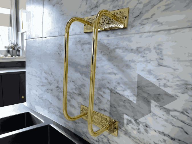 bathroom towel holder