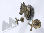 black and gold kitchen faucet