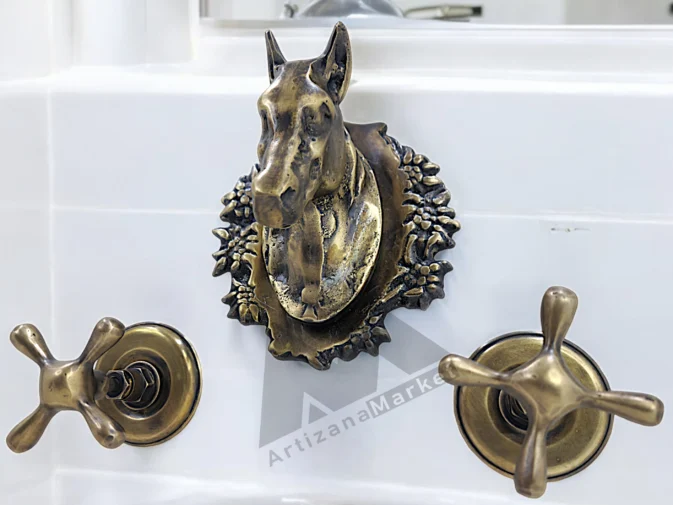 black and gold kitchen faucet