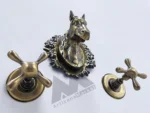 black and gold kitchen faucet