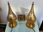 gold floor lamp