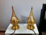 gold floor lamp