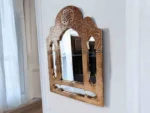 antique brass mirror
