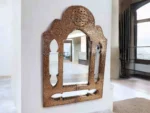 antique brass mirror