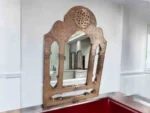 antique brass mirror