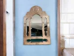 antique brass mirror