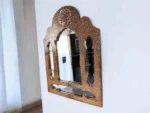 antique brass mirror