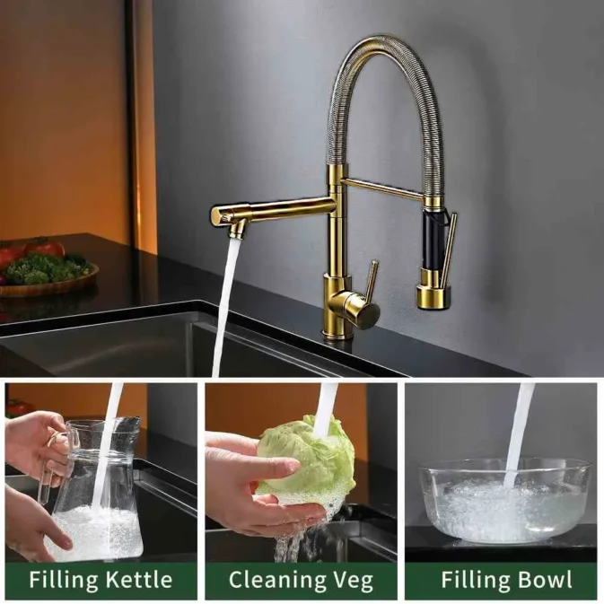 kitchen faucet with sprayer