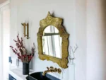 brass mirror