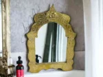 brass mirror