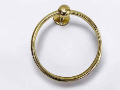 brass hand towel holder