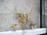 brass kitchen faucet