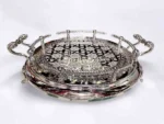 serving tray with handles​