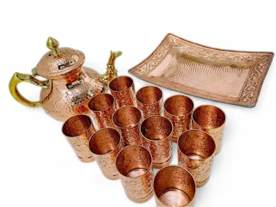 tea kettle and cup set