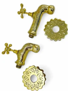 brass kitchen faucet