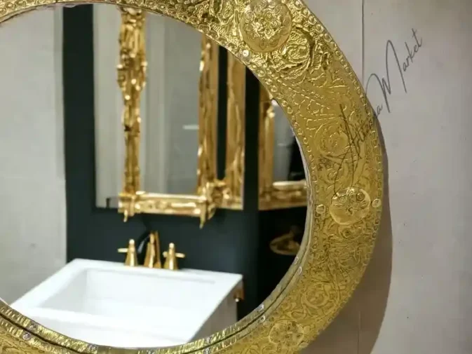 gold mirror