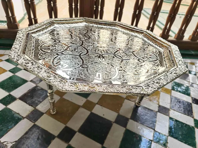 silver decorative tray